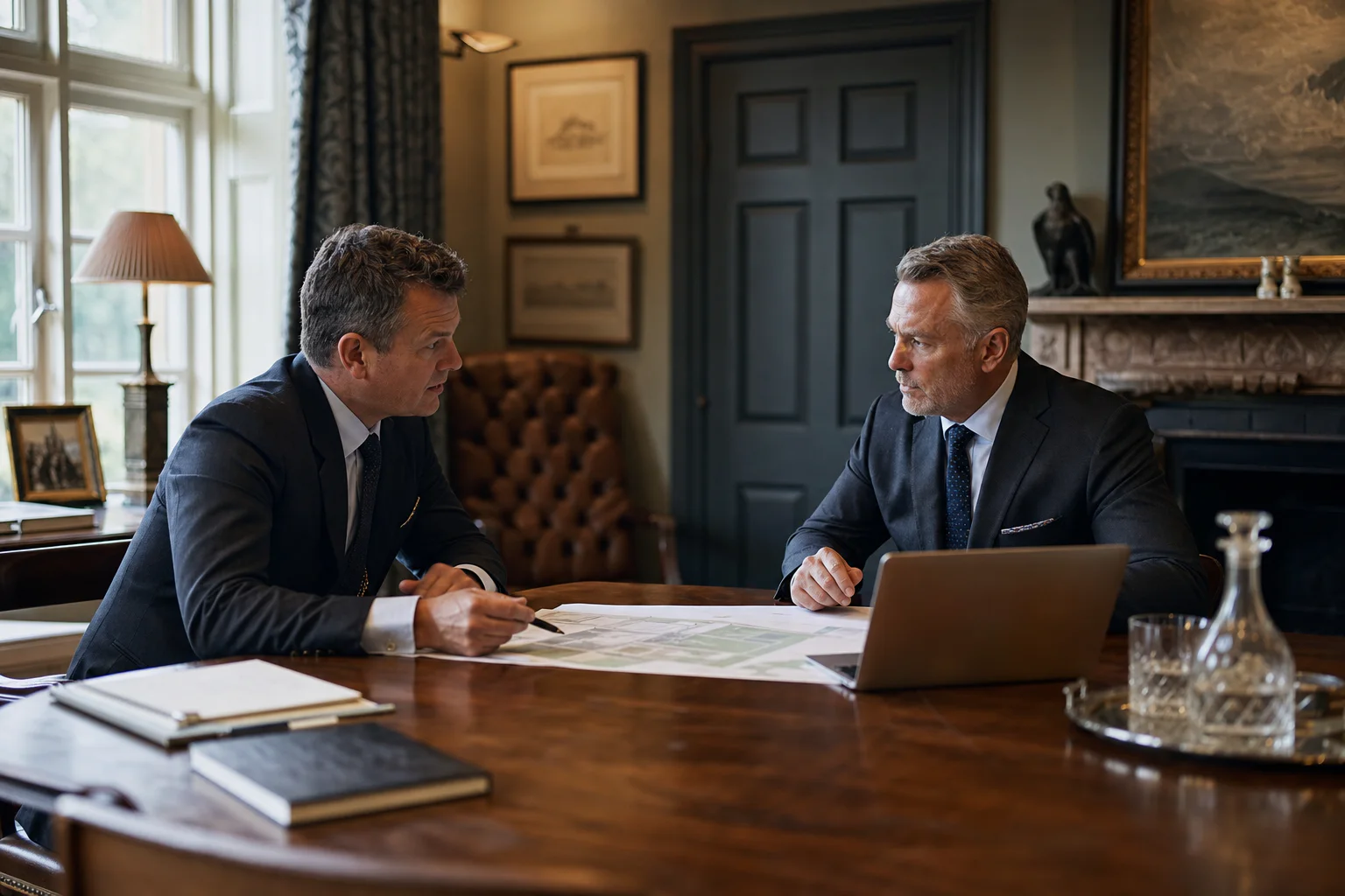 Private security consultancy meeting